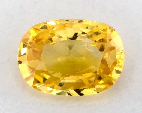  1.29 Carat Yellow Sapphire   Oval gemstones