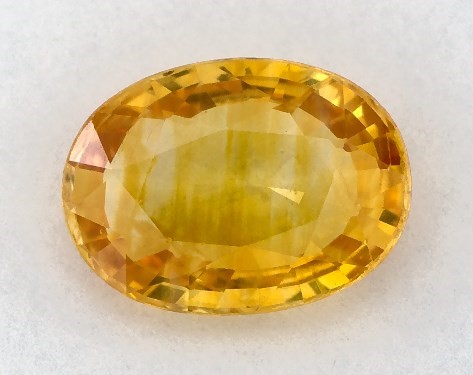  1.40 Carat Yellow Sapphire   Oval gemstones