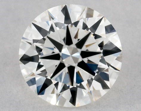 This 0.38 carat round diamond J color VS1 clarity has Very Good proportions and a diamond grading report from GIA