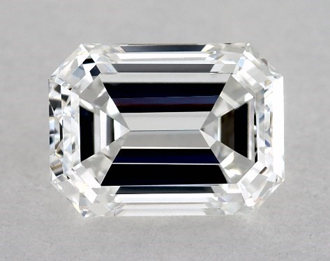 1.05 Carat D-VVS1 Emerald Cut Diamond Tapered Baguette Diamond Engagement Ring