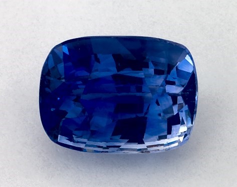  2.21 Carat Blue Sapphire   Cushion gemstones