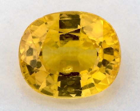  2.84 Carat Yellow Sapphire   Oval gemstones
