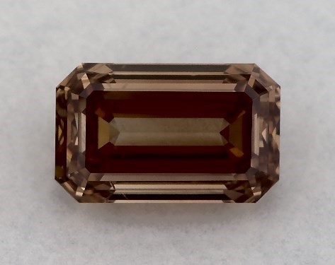  1.00 Carat Brown SI1  emerald diamond