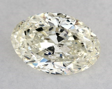 1.44 Carat K-SI1 Oval Cut Diamond Pavé Halo Diamond Engagement Ring (Oval Center)
