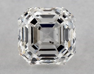 0.51 Carat F-SI1 Asscher Cut Diamond