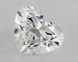 0.50 Carat G-SI1 Heart Shaped Diamond