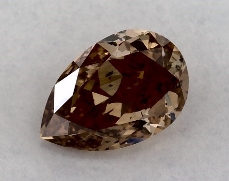  0.70 Carat Brown SI2  pear diamond