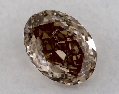  1.00 Carat Brown SI2  oval diamond