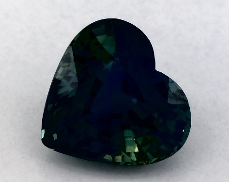 3.00 Carat Heart Natural Green Sapphire-64723