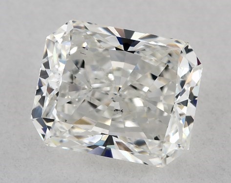 GIA 1.01 Carat H-SI1 Ideal Cut Radiant Diamond