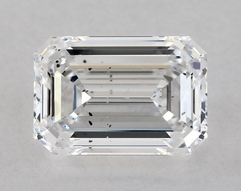  1.01 Carat D SI1  emerald diamond