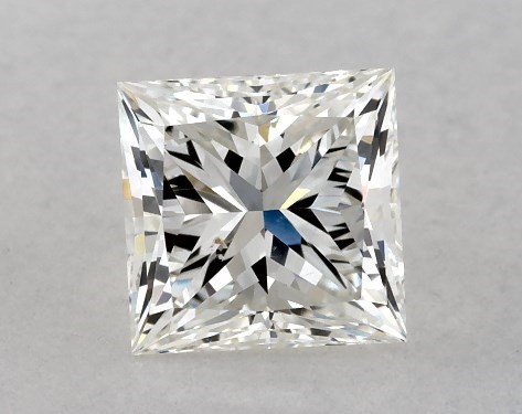  1.00 Carat H SI1 Ideal Cut princess diamond