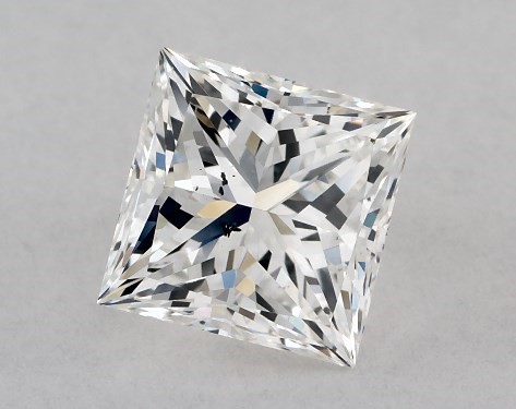  1.08 Carat G SI1 Ideal Cut princess diamond
