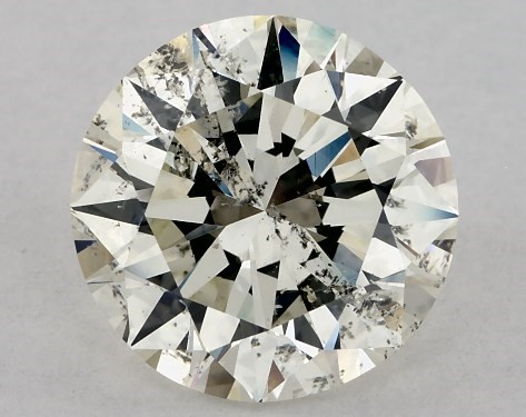 2.00 Carat J-SI2 Excellent Cut Round Diamond Six Prong Wire Basket Engagement Ring