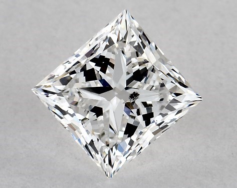 1.01 Carat E SI1 Very Good Cut princess diamond