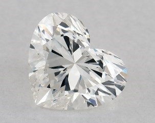0.50 Carat H-SI1 Heart Shaped Diamond