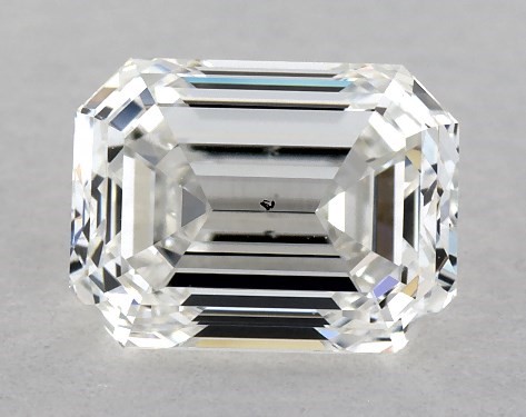  1.00 Carat G SI1  emerald diamond