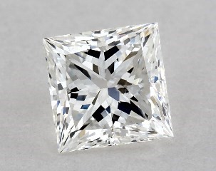 0.50 Carat F-SI1 Princess Cut Diamond