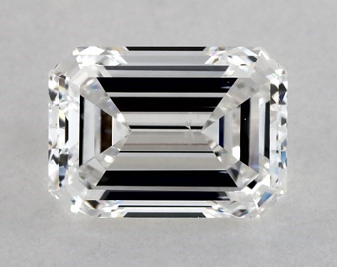  1.00 Carat E SI1  emerald diamond