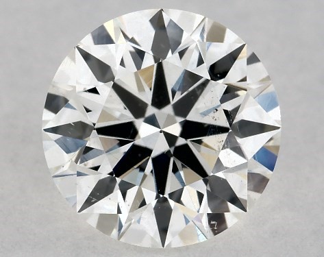  1.05 Carat G SI1 True Hearts Cut round diamond