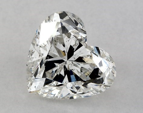 1.00 Carat H SI1  heart diamond