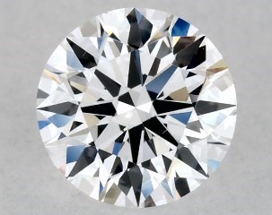 Lab-Created 0.35 Carat D-VS1 Ideal Cut Round Diamond