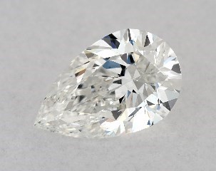 0.40 Carat F-SI2 Pear Shaped Diamond