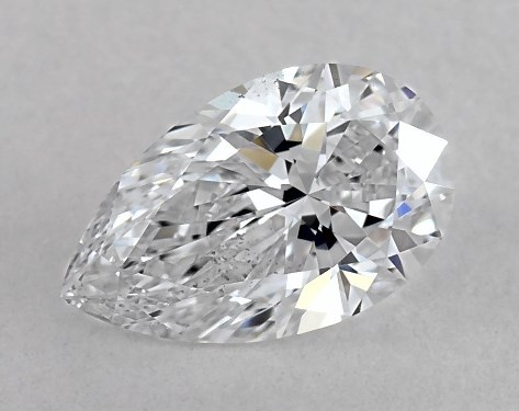 This Lab-Grown diamond 0.79 carat pear F color VS1 clarity has Ideal proportions and a diamond grading report from IGI