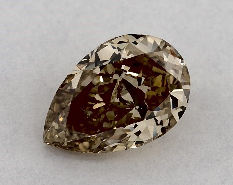  1.00 Carat Brown I1  pear diamond