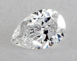 0.30 Carat D-VVS2 Pear Shaped Diamond