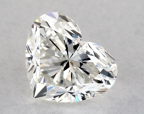  1.00 Carat H SI1  heart diamond