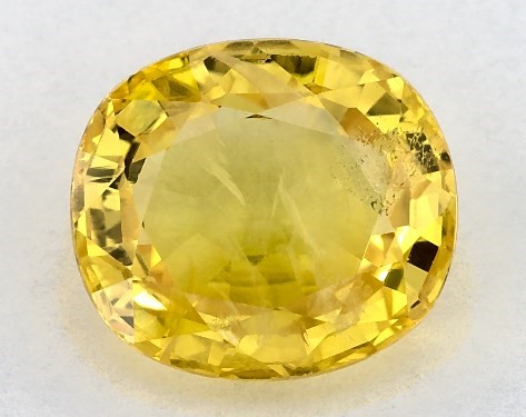  2.88 Carat Yellow Sapphire   Oval gemstones