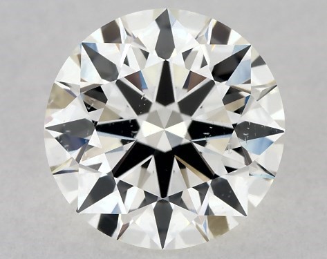  1.04 Carat I SI1 True Hearts Cut round diamond