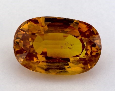  3.80 Carat Yellow Sapphire   Oval gemstones