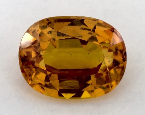  4.11 Carat Yellow Sapphire   Oval gemstones