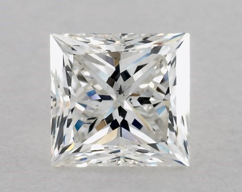  1.00 Carat H SI1 Very Good Cut princess diamond