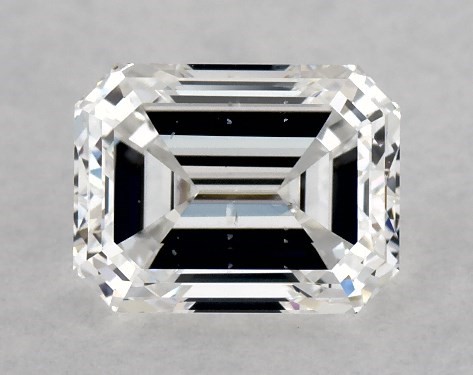  1.00 Carat E SI1  emerald diamond