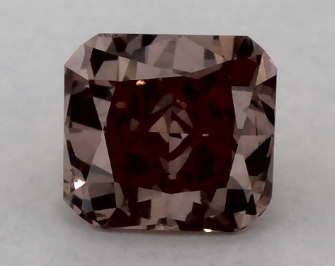  0.27 Carat Orange VS1  cushion diamond