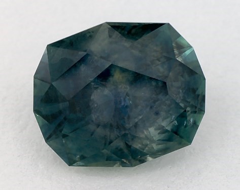  2.84 Carat Green Sapphire   Cushion gemstones