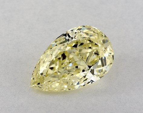  0.50 Carat Yellow SI1  pear diamond