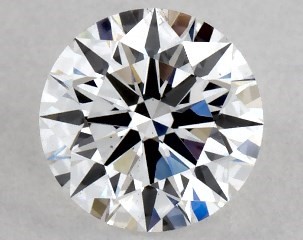 Lab-Created 0.36 Carat D-VS2 Ideal Cut Round Diamond