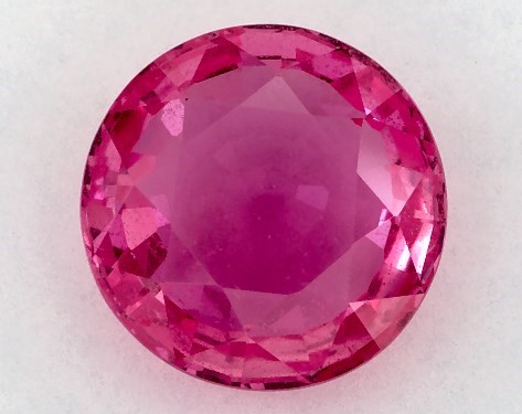 2.43 Carat Round Natural Pink Sapphire-67902