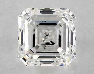 0.72 Carat F-SI1 Asscher Cut Diamond