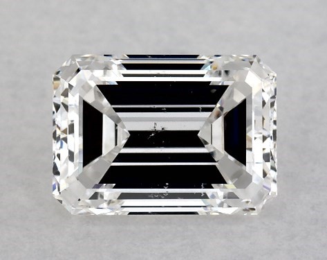  1.00 Carat E SI1  emerald diamond