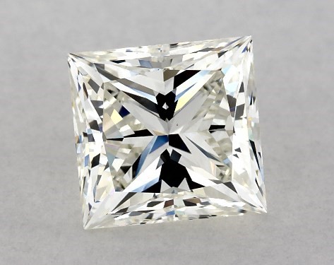 This 1.74 carat princess diamond K color VS1 clarity has Very Good proportions and a diamond grading report from GIA