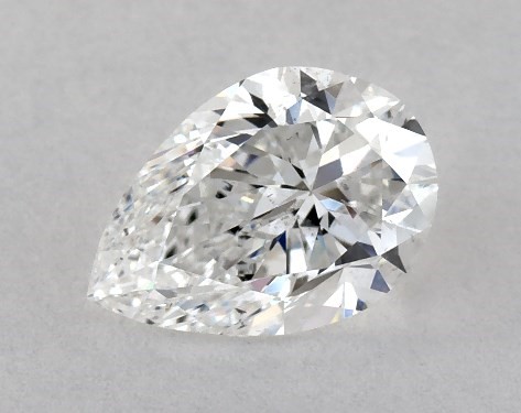  1.00 Carat F SI1  pear diamond