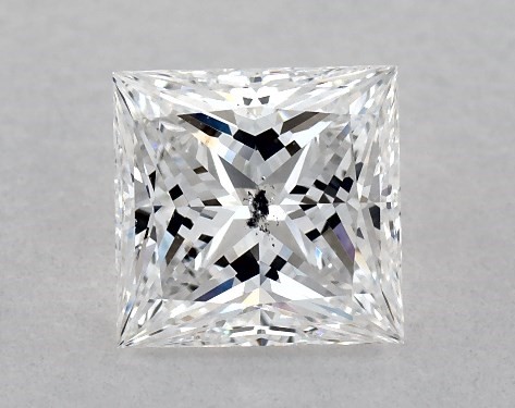 1.01 Carat E SI1 Ideal Cut princess diamond