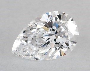 0.31 Carat D-VS1 Pear Shaped Diamond