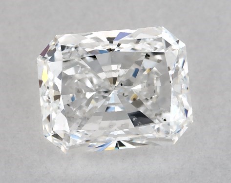 GIA 1.01 Carat E-SI1 Ideal Cut Radiant Diamond