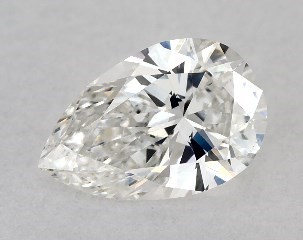 0.30 Carat G-VS1 Pear Shaped Diamond